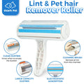 Ozark Pet Lint Rollers Kit with Lint Remover & Edge Sweeping for Cleaning Couch, Carpet, and Furniture, Efficiently Removes Dog & Cat Hair